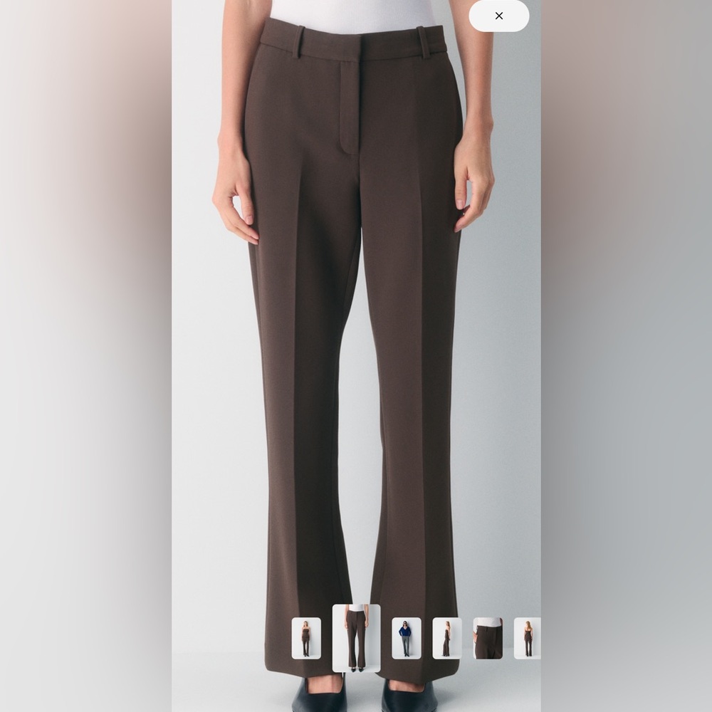 Aritzia Babaton Women's Dark Brown Dress Pants - Regular